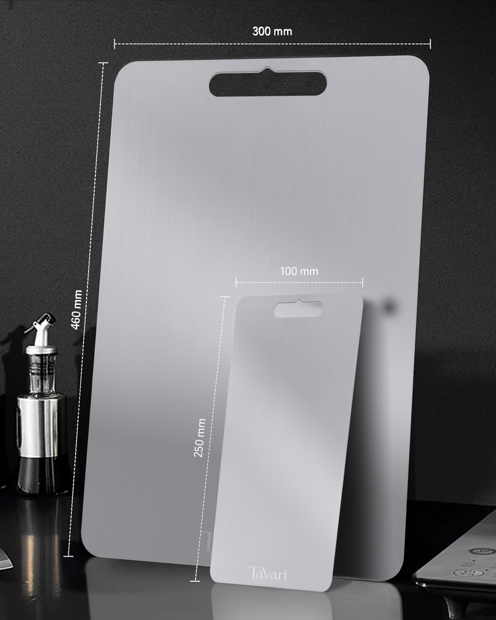 Tavari RVS snijplanken set